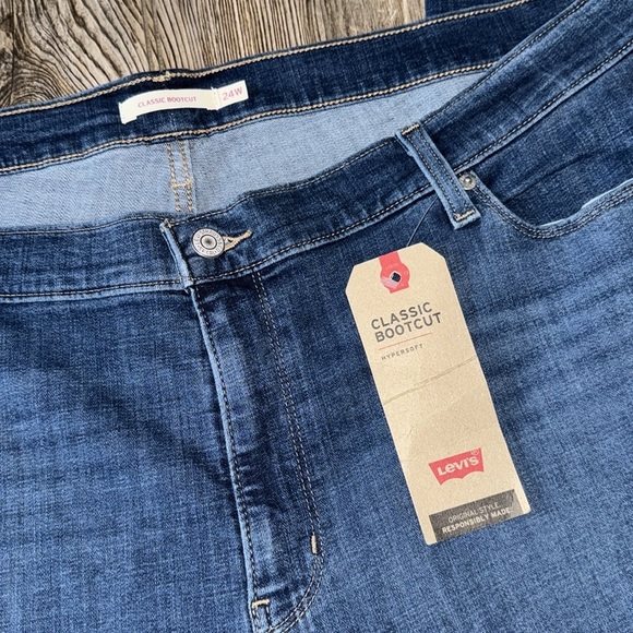 Levi's jeans Classic bootcut leg denim 24w short stretch - Picture 3 of 8